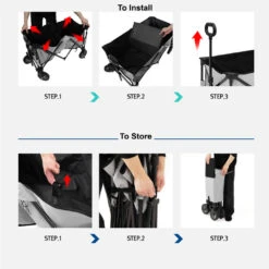 KZM Pelican Wagon -Outdoor Camping Gear K20T1C013 touseandstore