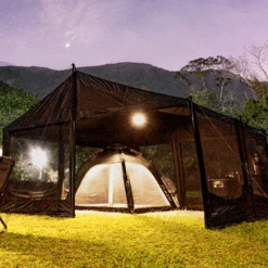 KZM Wise Black Tarp Shell -Outdoor Camping Gear K20T3T003 5 600x600 9611ada8 72fb 44ca b464 f03eaf729c03