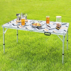 KZM Connect Wide 2 Folding Table -Outdoor Camping Gear K20T3U001 6 600x600 e633cdca e23c 4980 a395 21fe067b6180