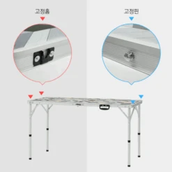 KZM Connect Wide 2 Folding Table -Outdoor Camping Gear K20T3U001 8 600x600 ea6865a7 f94c 4897 8ec6 8c266c107709