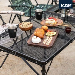 KZM Union Iron Mesh 2 Folding Table 14 KZM Union Iron Mesh 2 Folding Table -Outdoor Camping Gear K20T3U003 3