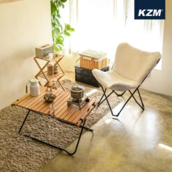 KZM Winsome Wood Roll Up Table -Outdoor Camping Gear K20T3U014 1000 4 600x600 77638ff2 e693 4dc1 9f08 cf139f5d3683