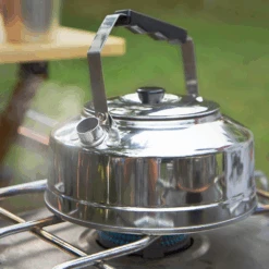 KZM Stainless Steel Kettle 0.8L -Outdoor Camping Gear K21T3K08 07