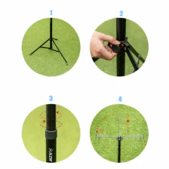 KZM Tower Lantern Stand -Outdoor Camping Gear K7T3O007 8 600x600 d36f9171 5ac1 4715 955c 414b66f4ecba