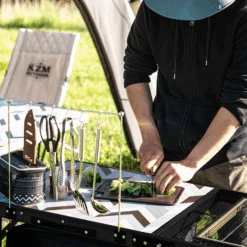 KZM Iron Mesh Cabinet Kitchen Table II -Outdoor Camping Gear K9T3U004 6 600x600 e22bfb08 1652 4a6a a2c2 f0fc42dc441f