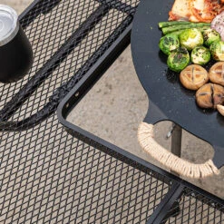 KZM Iron Mesh Fireplace Table II -Outdoor Camping Gear K9T3U012 5 png