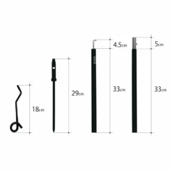 DoD Lantern Stand Set RX 13 DoD Lantern Stand Set RX -Outdoor Camping Gear LP1 753 BK 4
