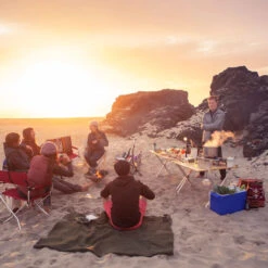 Snow Peak Single Action Table Long, Bamboo Top -Outdoor Camping Gear LV 015TR lp