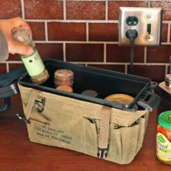 Post General Waxed Canvas Ammo Tool Box -Outdoor Camping Gear Life 01 4047f95f cef8 4412 a52b d53410359023