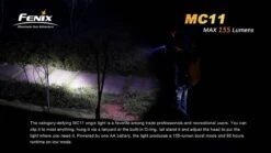 Fenix MC11 Anglelight Black Upgraded Version 155 Lumens -Outdoor Camping Gear MC11 2 34871 64017.1443047020