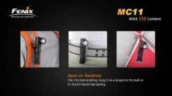 Fenix MC11 Anglelight Black Upgraded Version 155 Lumens -Outdoor Camping Gear MC11 4 97411 47426.1443047020