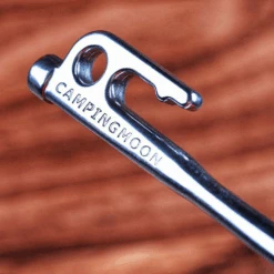 Campingmoon Stainless Steel Tent Pegs Silver 25 Campingmoon Stainless Steel Tent Pegs Silver -Outdoor Camping Gear R26 8 7