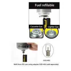 Soto Slid Gas Torch -Outdoor Camping Gear ST 480CEXP 04