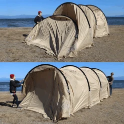 DoD Kamaboko Tent 3 L - Tan [Exclude Peg & Inner Tent] -Outdoor Camping Gear T7 690 TN 13