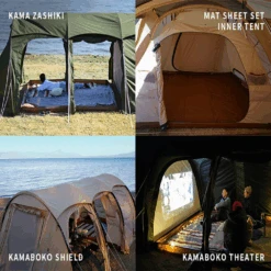 DoD Kamaboko Tent 3 L - Tan [Exclude Peg & Inner Tent] -Outdoor Camping Gear T7 690 TN 23
