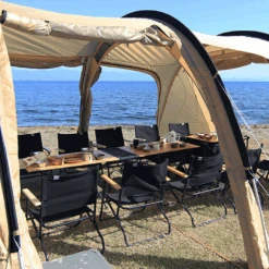 DoD Kamaboko Tent 3 L - Tan [Exclude Peg & Inner Tent] -Outdoor Camping Gear T7 690 TN 8