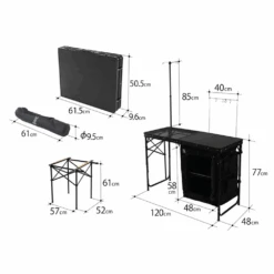 DoD Cooking King Table 13 DoD Cooking King Table -Outdoor Camping Gear TB5 723 BK 5