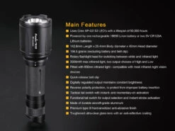 Fenix TK25 LED Flashlight IR Version BLACK -Outdoor Camping Gear TK25IR 15 E 48009.1491574554