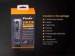 Fenix TK25 LED Flashlight IR Version BLACK -Outdoor Camping Gear TK25IR 16 E 47064.1491574555