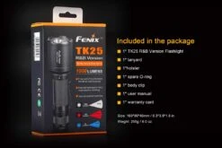 Fenix TK25 LED Flashlight RB Version Black 17 Fenix TK25 LED Flashlight RB Version Black -Outdoor Camping Gear TK25RB Hunting Flashlight Included