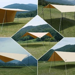 DoD Cheese Tarp M - Khaki 17 DoD Cheese Tarp M - Khaki -Outdoor Camping Gear TT10 739 KH 8