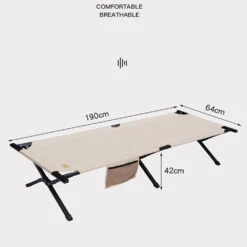 Adventurer Tanxianzhe Portable Campbed Khaki -Outdoor Camping Gear TXZ 0524 04