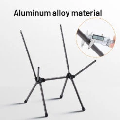 Hewolf Space Small Aluminum Alloy Foldable Chair -Outdoor Camping Gear aliexpress 1129 142823 06