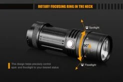 Fenix FD45 Ledflashlight 900 Lumen Black -Outdoor Camping Gear fenix fd45 focus flashlight focus ring