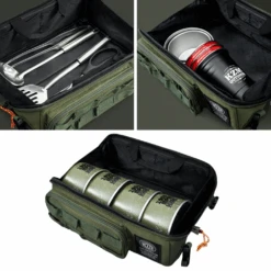 KZM Field Multi Tool Bag -Outdoor Camping Gear usage