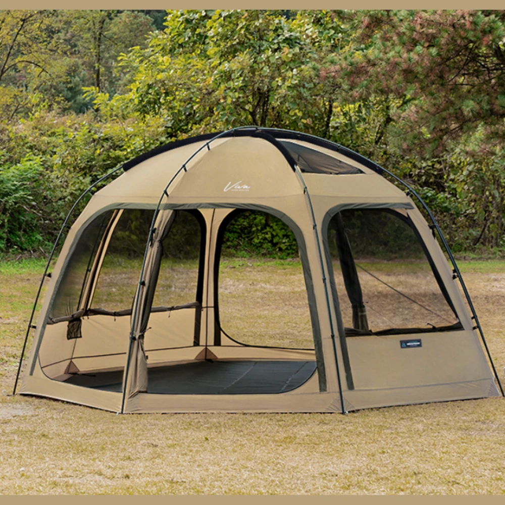 KZM Viva Dome Shelter Plus - Sand 4 KZM Viva Dome Shelter Plus - Sand - Image 2