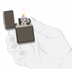 Zippo 150 Classic Black Ice® - Refillable Windproof Lighter -Outdoor Camping Gear zippo 150 1