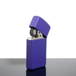Zippo 1637ZL Slim Purple Matte With Zippo Logo - Refillable Windproof Lighter -Outdoor Camping Gear zippo 1637ZL 4