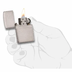 Zippo 200 Classic Brushed Chrome - Refillable Windproof Lighter -Outdoor Camping Gear zippo 200 2