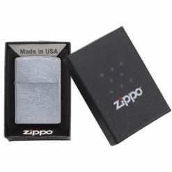 Zippo 207 Classic Street Chrome - Refillable Windproof Lighter -Outdoor Camping Gear zippo 207 1