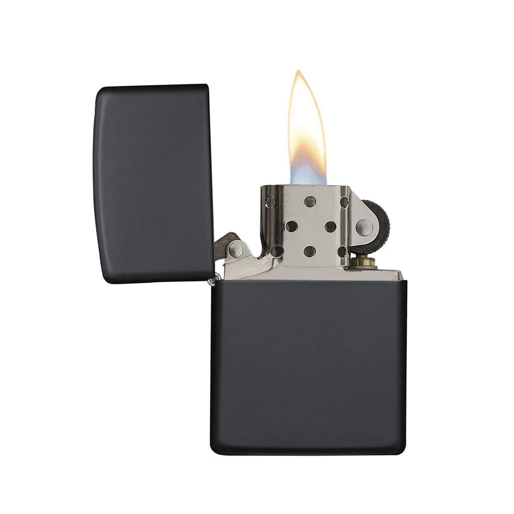 Zippo 218 Classic Matte Black - Refillable Windproof Lighter 4 Zippo 218 Classic Matte Black - Refillable Windproof Lighter - Image 2