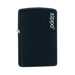 Zippo 218ZL Black Matte With Zippo Logo - Refillable Windproof Lighter -Outdoor Camping Gear zippo 218zl 2
