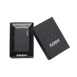 Zippo 218ZL Black Matte With Zippo Logo - Refillable Windproof Lighter -Outdoor Camping Gear zippo 218zl 4