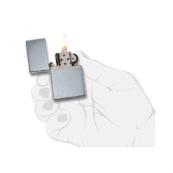 Zippo 230 Brushed Chrome Vintage With Slashes - Refillable Windproof Lighter -Outdoor Camping Gear zippo 230 5