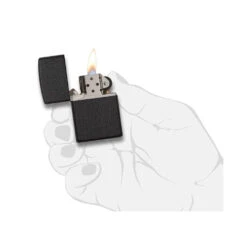 Zippo 236 Classic Black Crackle™ - Refillable Windproof Lighter -Outdoor Camping Gear zippo 236 5