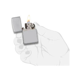Zippo 250 Classic Lighter Windproof - Refillable Windproof Lighter -Outdoor Camping Gear zippo 250 6