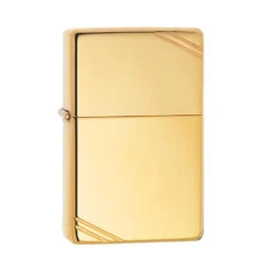 Zippo 270 High Polish Brass Vintage With Slashes - Refillable Windproof Lighter -Outdoor Camping Gear zippo 270 2