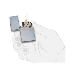 Zippo 267 Street Chrome™ Vintage With Slashes - Refillable Windproof Lighter -Outdoor Camping Gear zippo eric 6